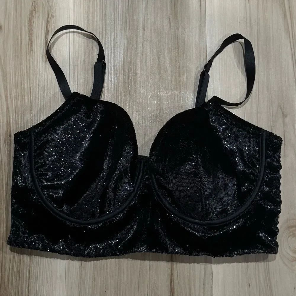 Victoria’s Secret Shimmer Very Sexy Balconette Bra Women’s 36C